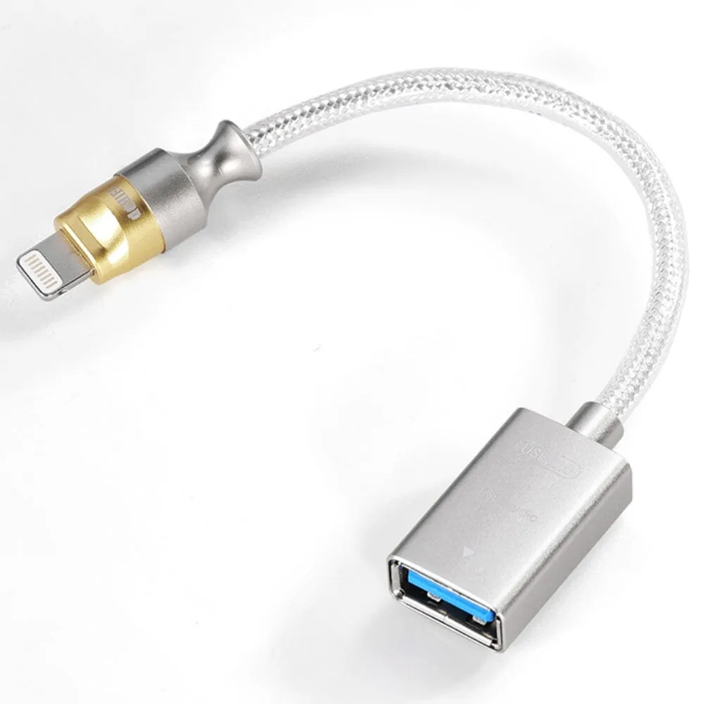 DD ddHiFi TC07F/MFi07F USB-A to USB-C / USB-A to Lightning 2.0 OTG Adapter Cable