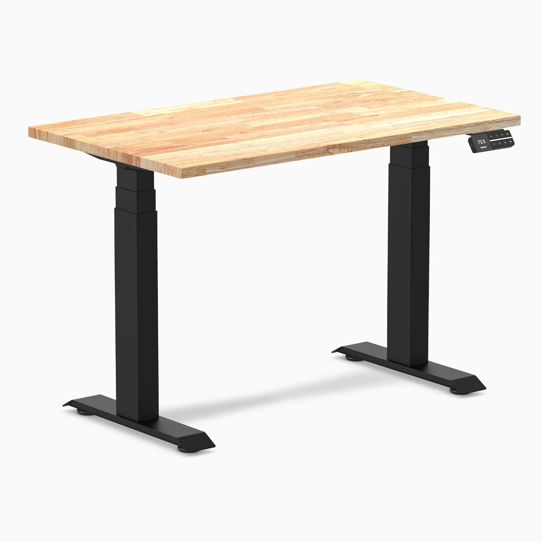 Desky Dual Mini Rubberwood Sit Stand Desk