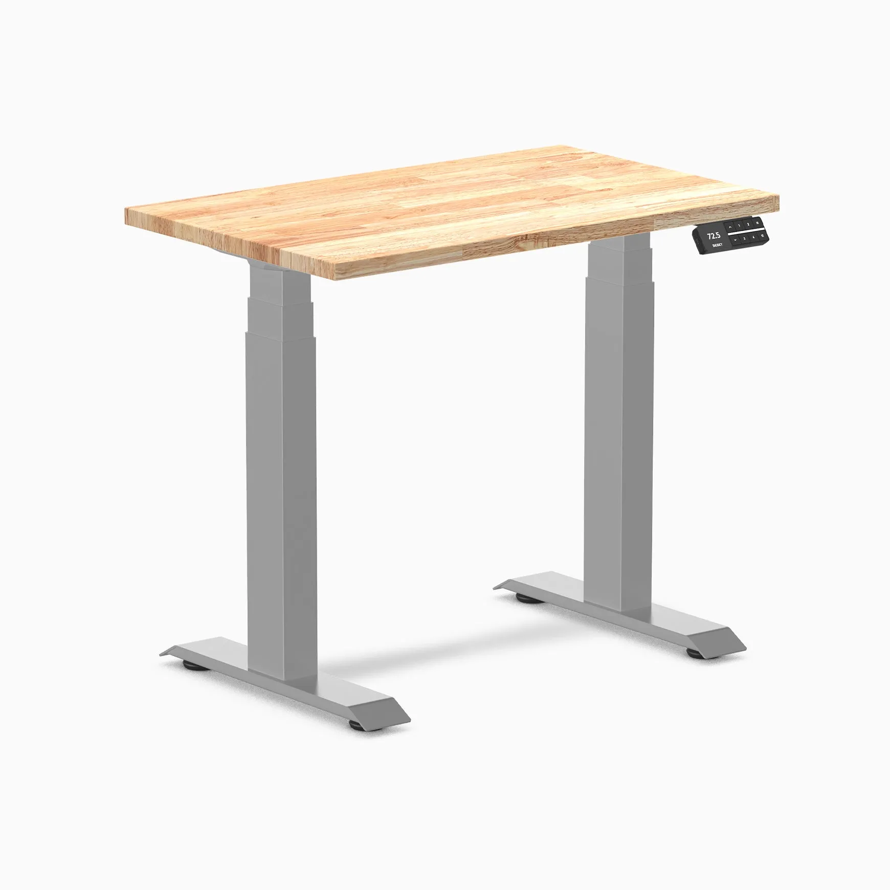 Desky Dual Mini Rubberwood Sit Stand Desk