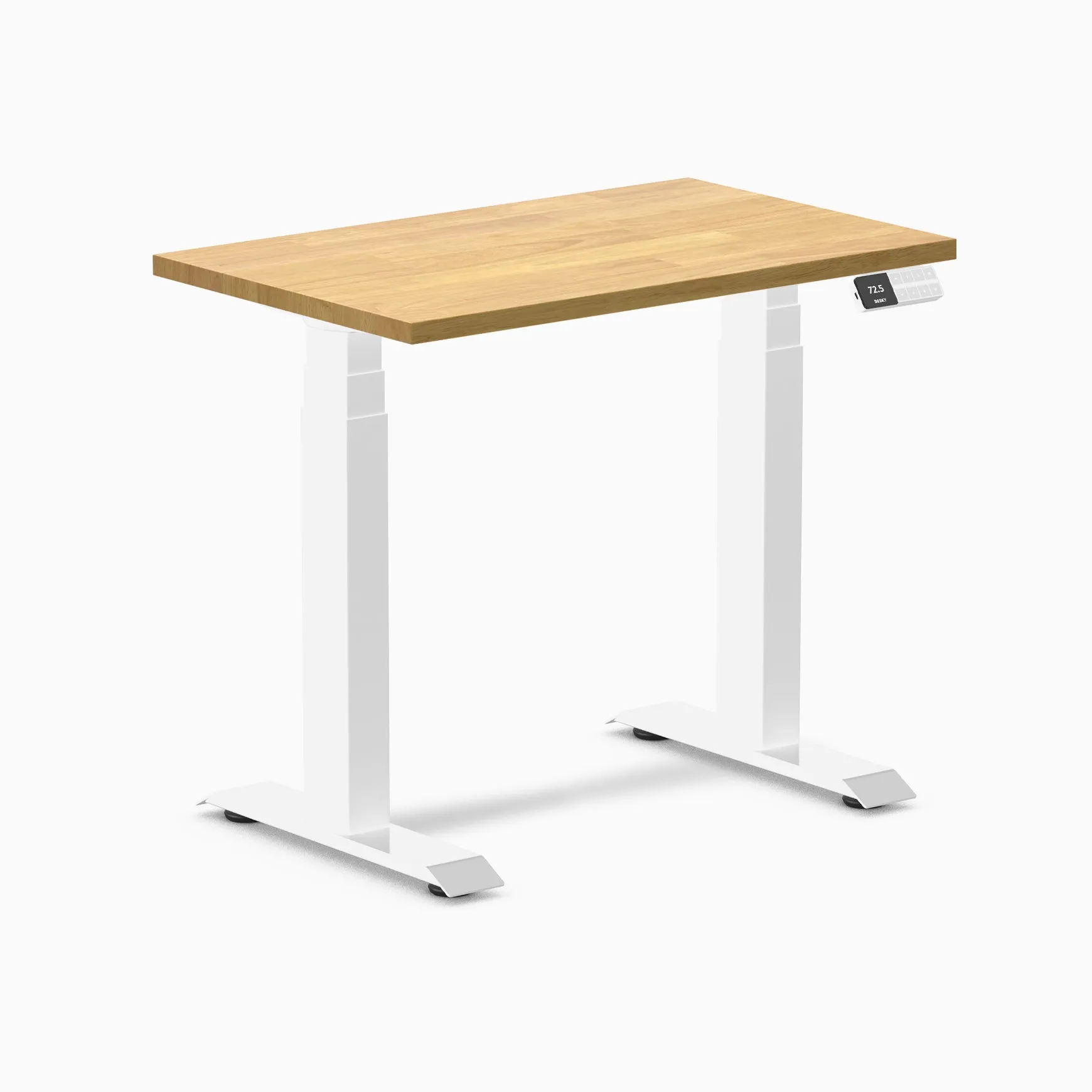 Desky Dual Mini Rubberwood Sit Stand Desk