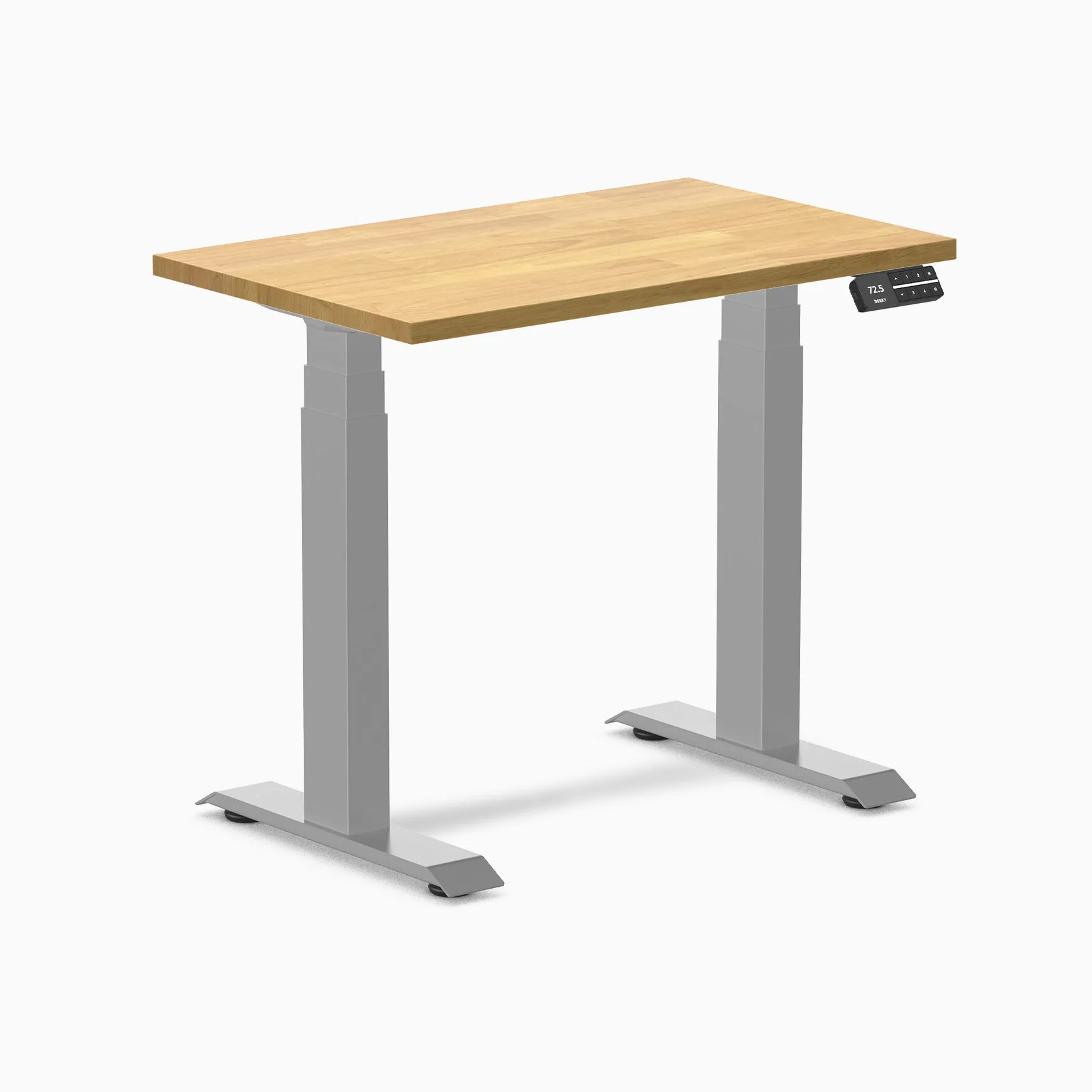 Desky Dual Mini Rubberwood Sit Stand Desk