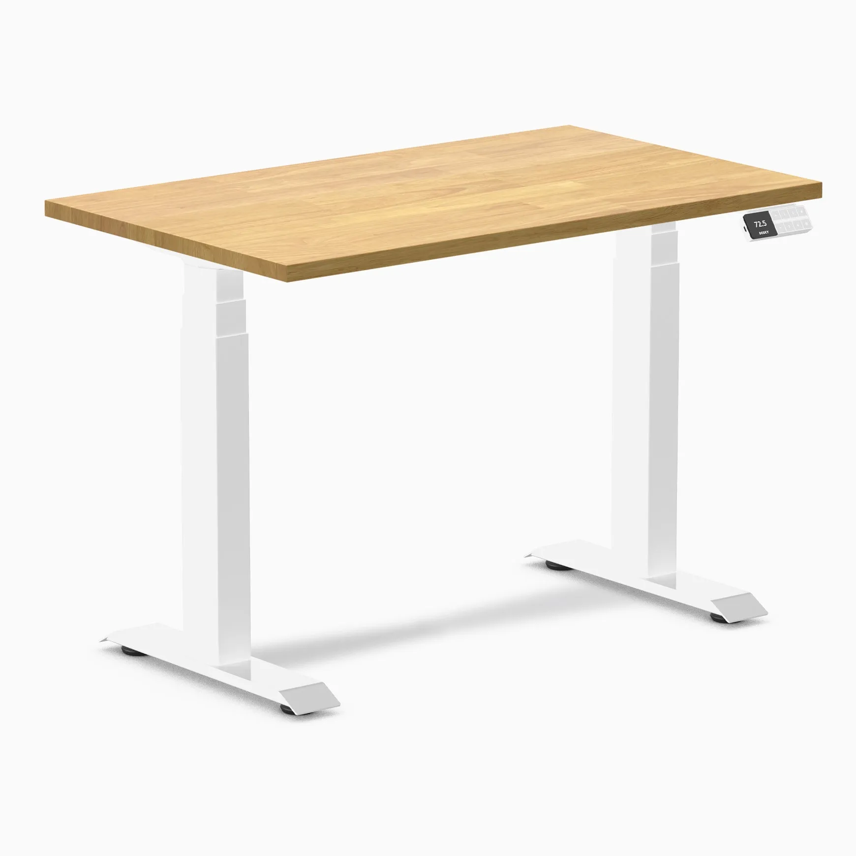 Desky Dual Mini Rubberwood Sit Stand Desk