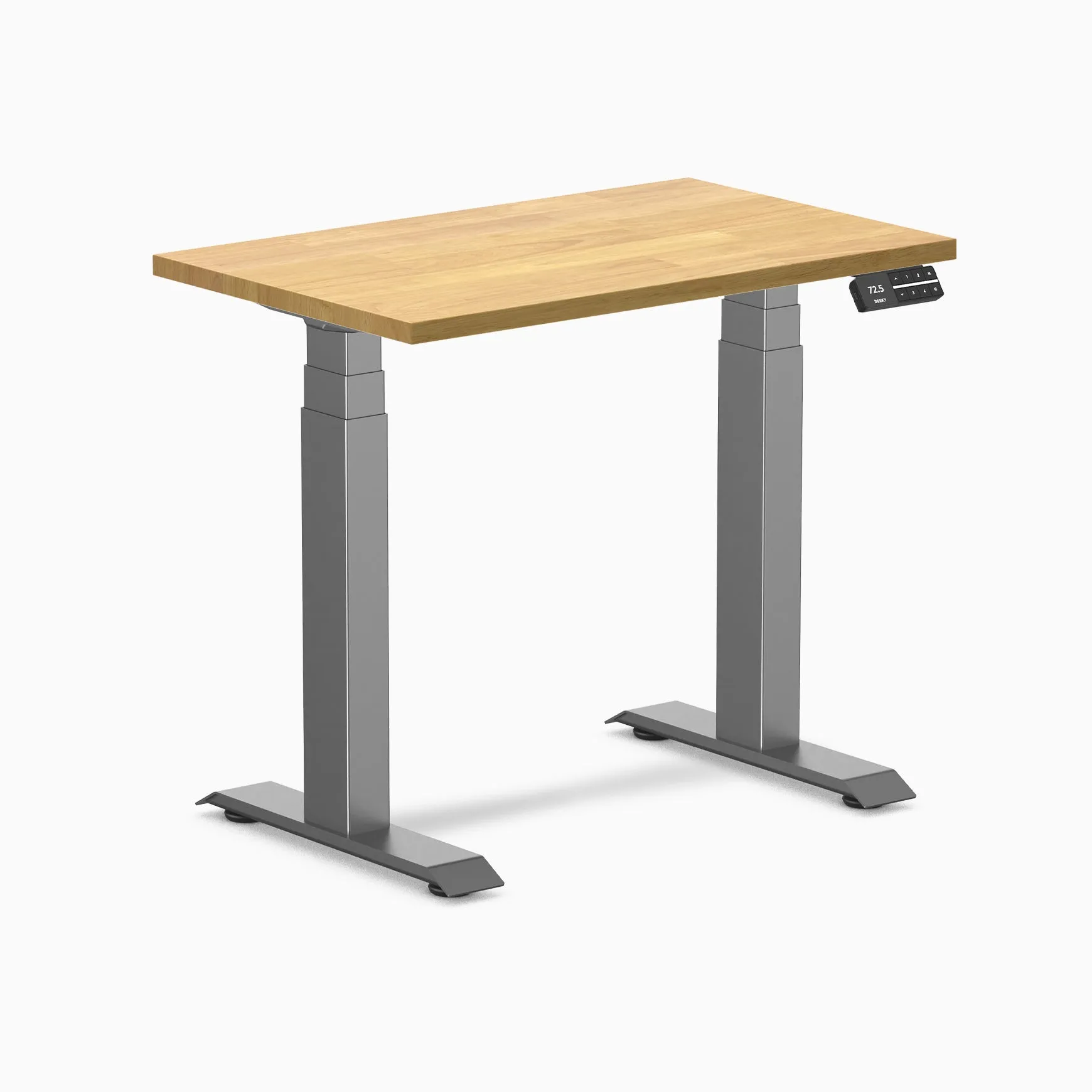 Desky Dual Mini Rubberwood Sit Stand Desk