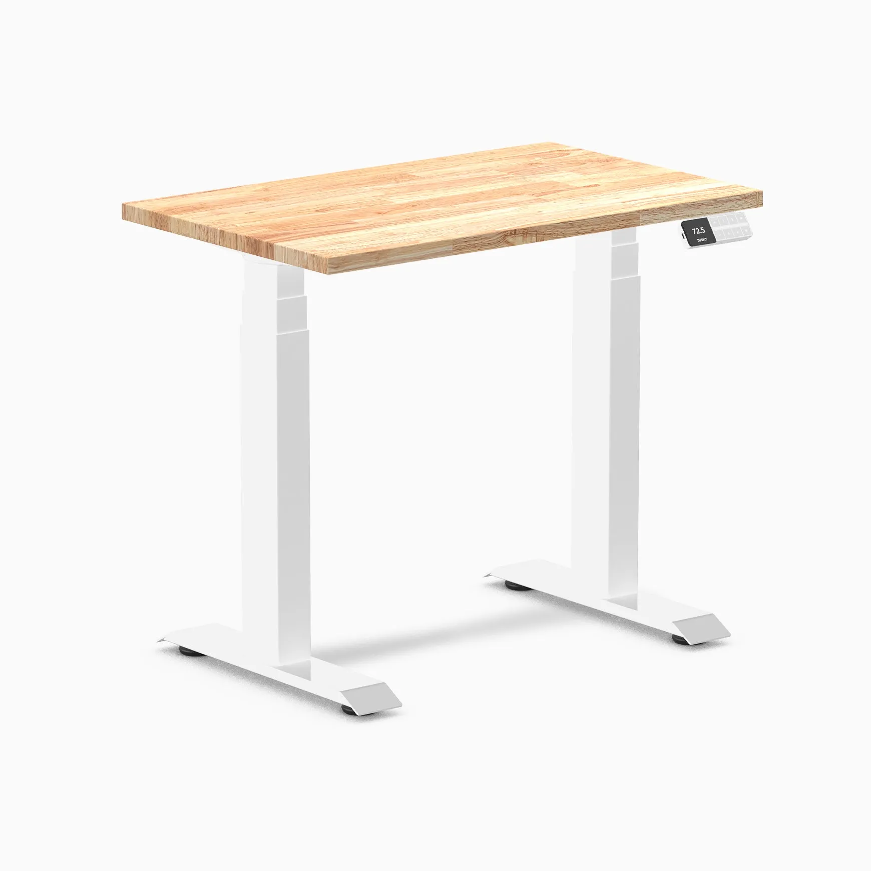 Desky Dual Mini Rubberwood Sit Stand Desk