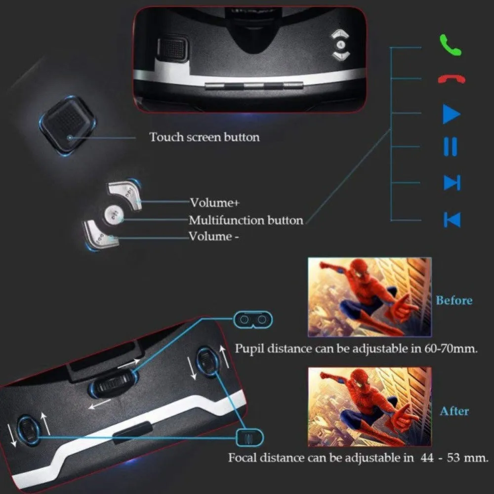 Dragon Flash VR Gaming Headset With Controller