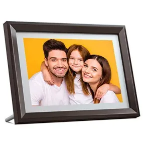 Dragon Touch Digital Picture Frame WiFi 10 inch IPS Touch Screen HD Display, 16GB Storage, Auto-Rotate, Share Photos via App, Email, Cloud - Classic 10