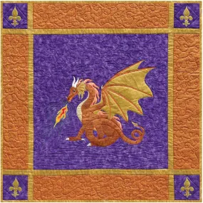 Dragonfire Wall Hanging NS-24e - Downloadable Pattern