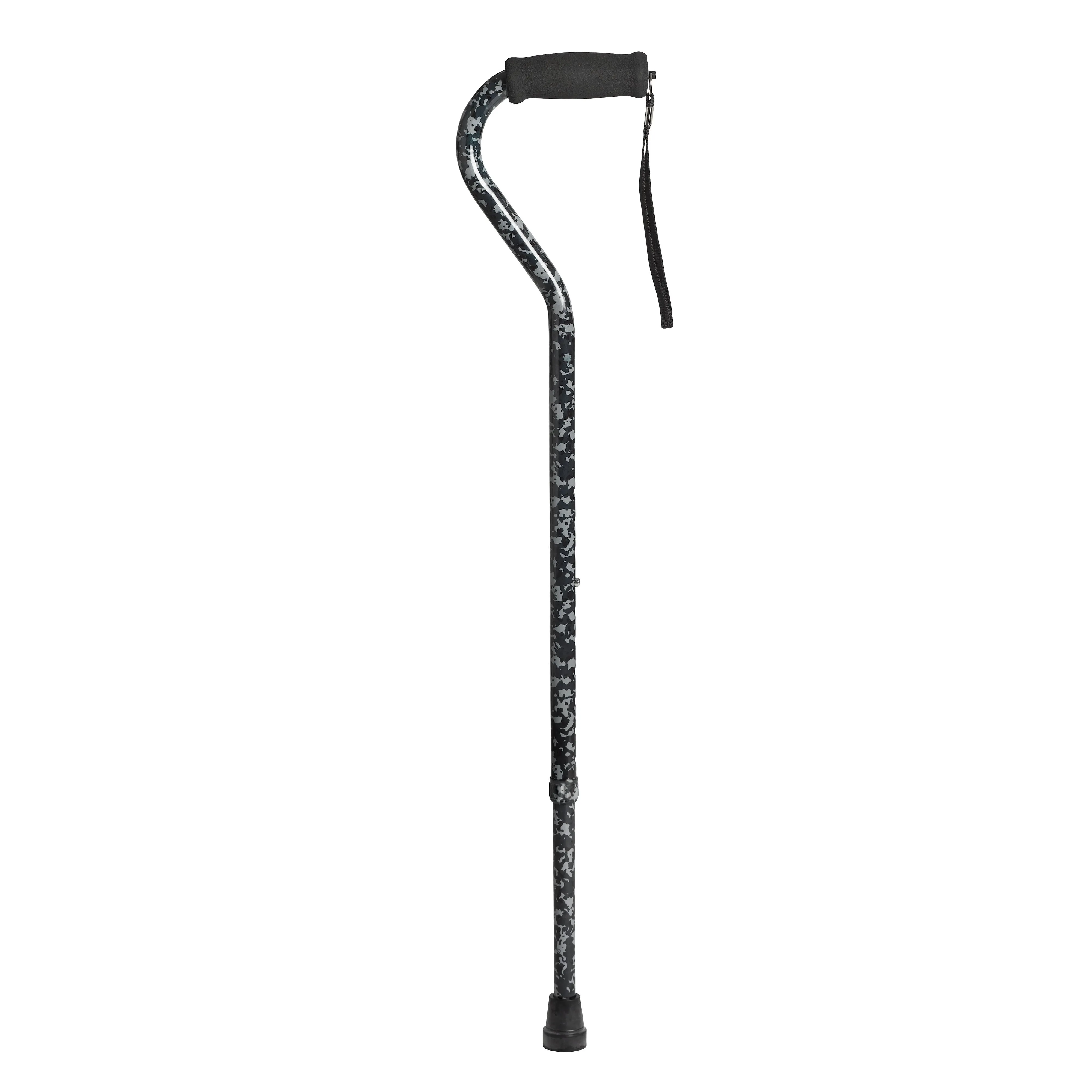 Drive Medical rtl10303cf Foam Grip Offset Handle Walking Cane, Camouflage