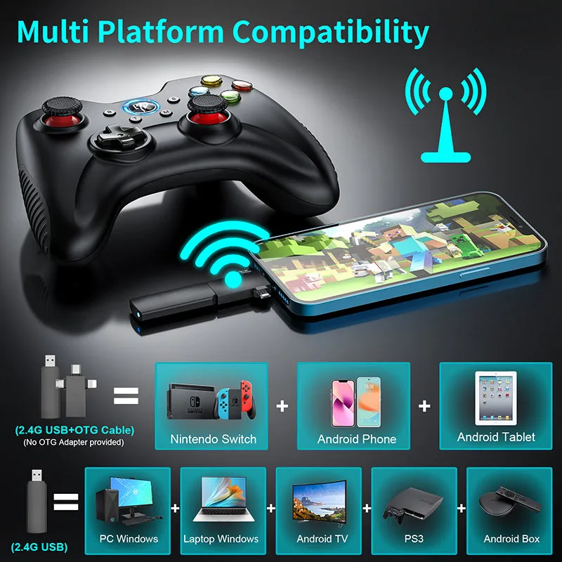 EasySMX® 8236 Wireless Controller for PC Switch and Android