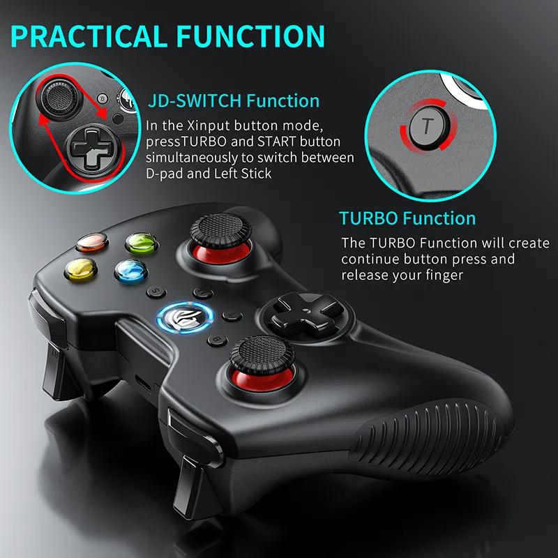 EasySMX® 8236 Wireless Controller for PC Switch and Android