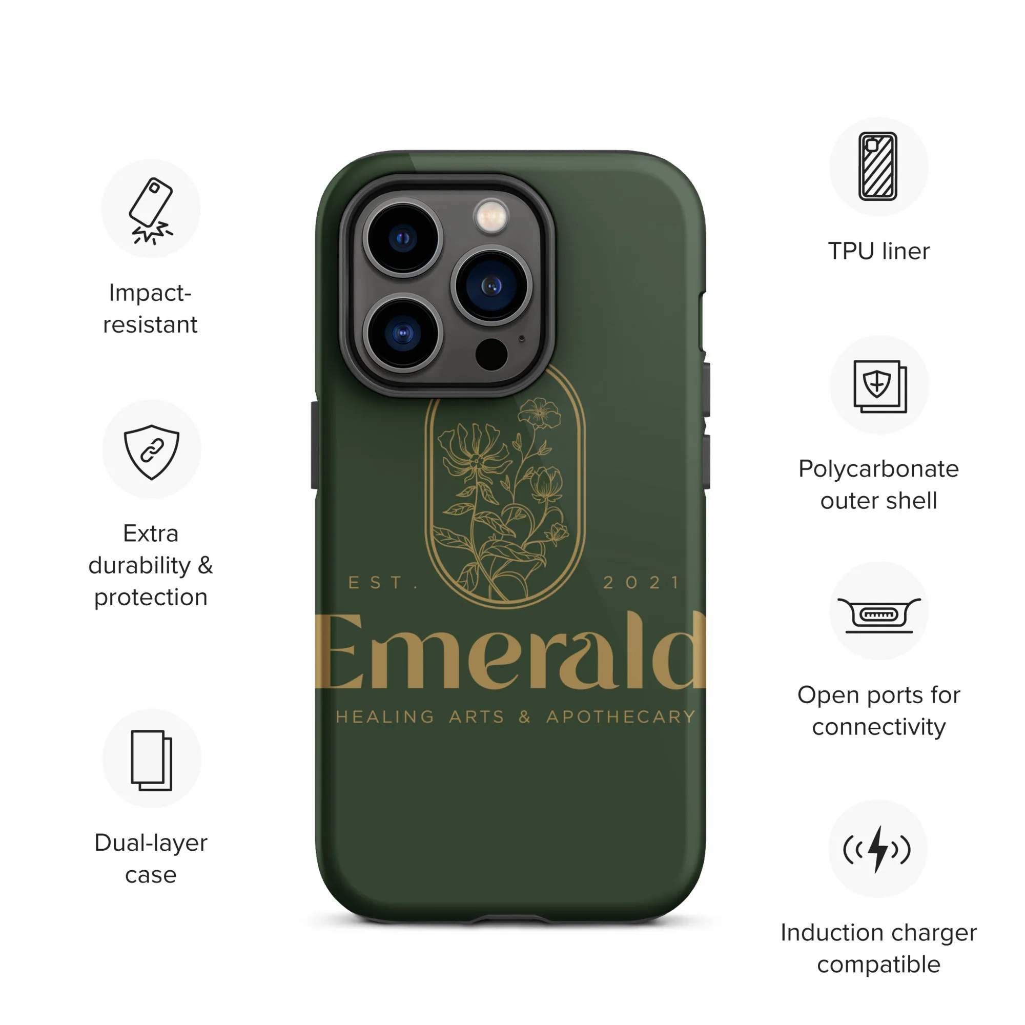 Emerald Tough iPhone case