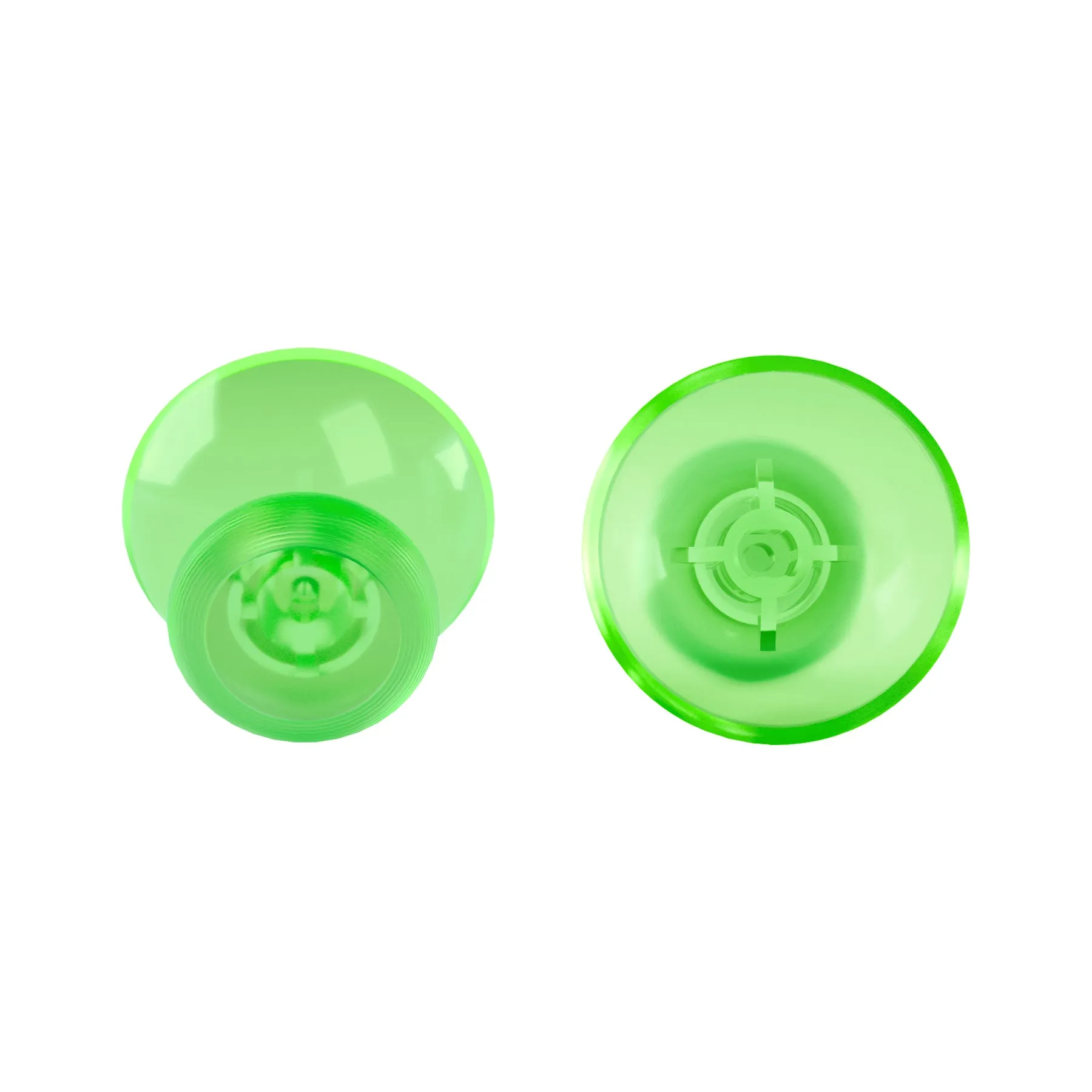 eXtremeRate Clear Light Green Replacement 3D Joystick Thumbsticks, Analog Thumb Sticks with Phillips Screwdriver for Nintendo Switch Pro Controller - KRM551