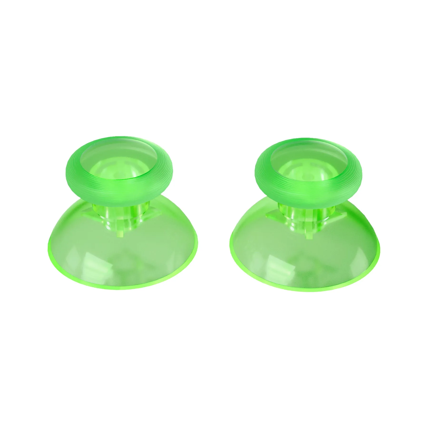 eXtremeRate Clear Light Green Replacement 3D Joystick Thumbsticks, Analog Thumb Sticks with Phillips Screwdriver for Nintendo Switch Pro Controller - KRM551