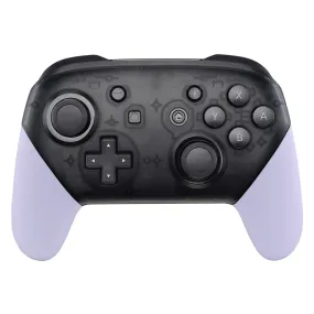 eXtremeRate Light Violet Replacement Handle Grips for Nintendo Switch Pro Controller, DIY Hand Grip Shell for Nintendo Switch Pro - Controller NOT Included - GRP310