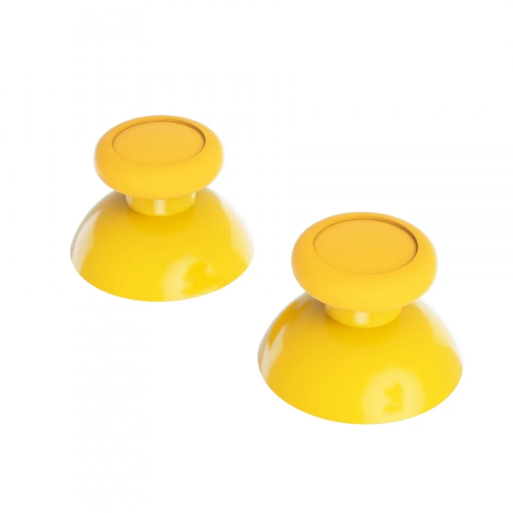 eXtremeRate Yellow Replacement 3D Joystick Thumbsticks, Analog Thumb Sticks with Phillips Screwdriver for Nintendo Switch Pro Controller - KRM517