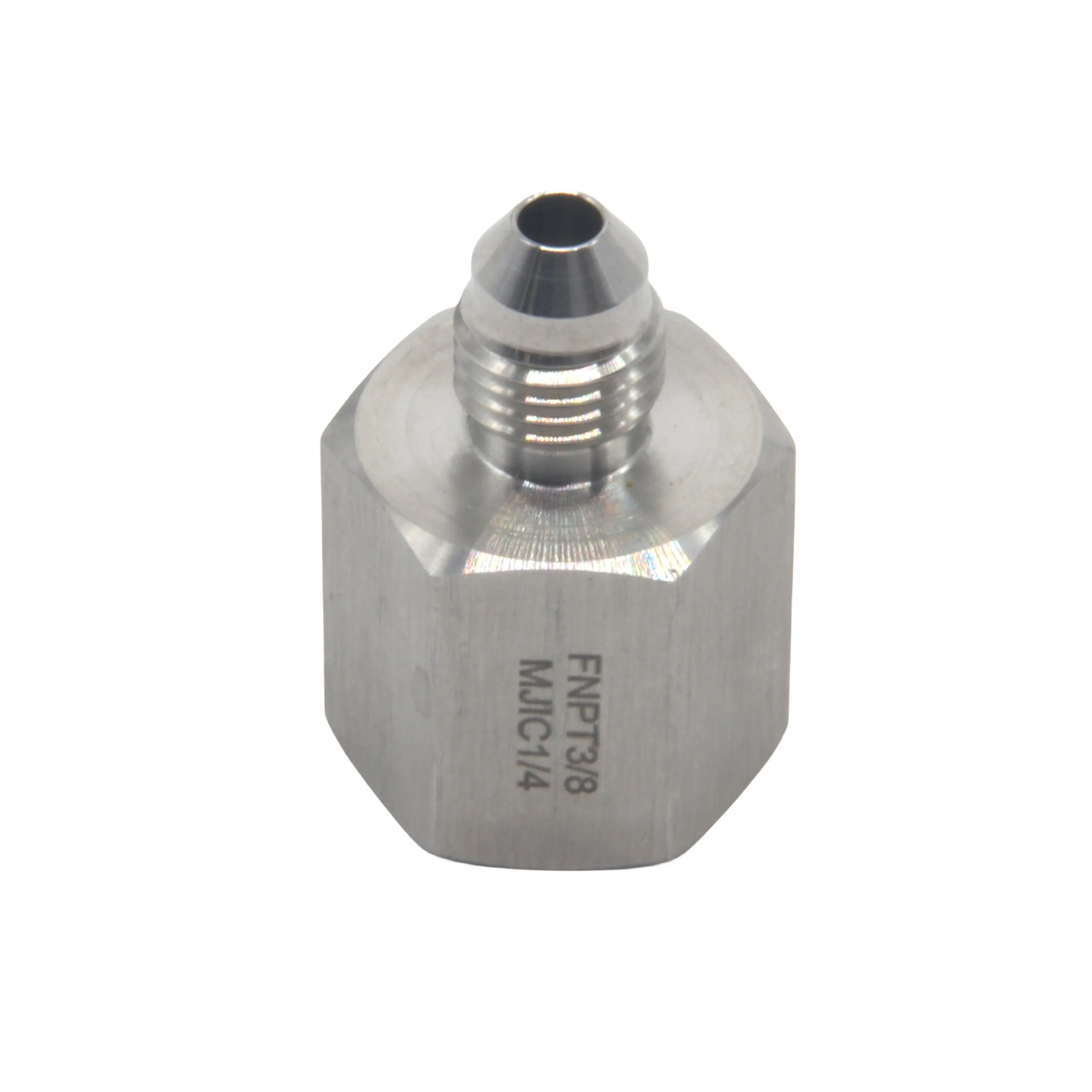 Female NPT to Male JIC Reducer Adapter - Multiple Sizes Stainless Steel 304