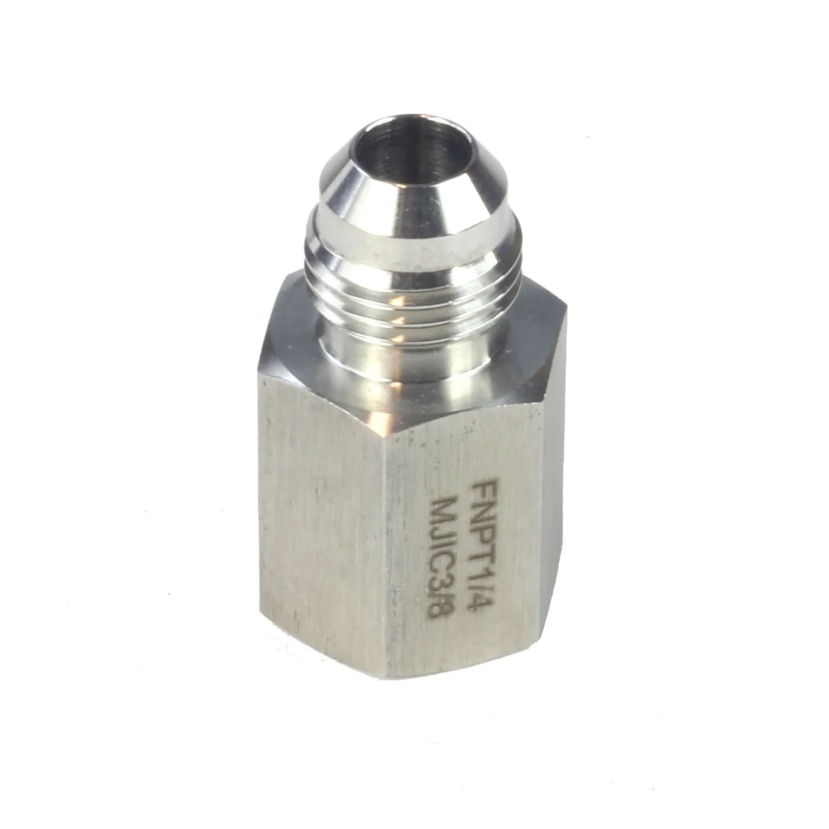 Female NPT to Male JIC Reducer Adapter - Multiple Sizes Stainless Steel 304