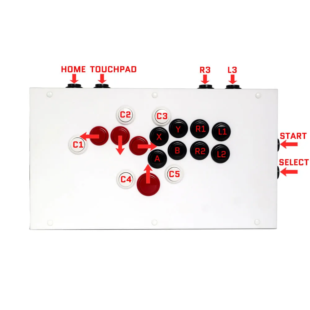 FightBox F-PRO All Button Leverless Arcade Game Controller