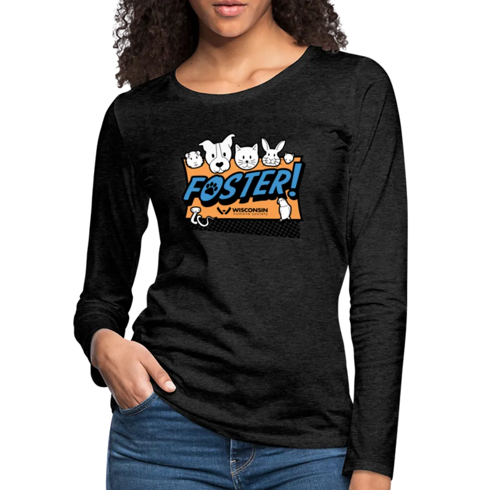 Foster Logo Contoured Premium Long Sleeve T-Shirt