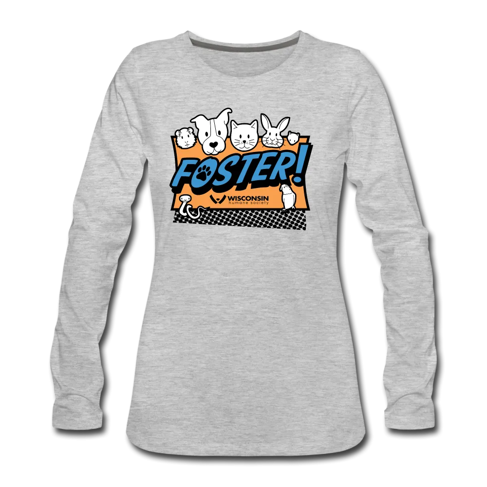 Foster Logo Contoured Premium Long Sleeve T-Shirt