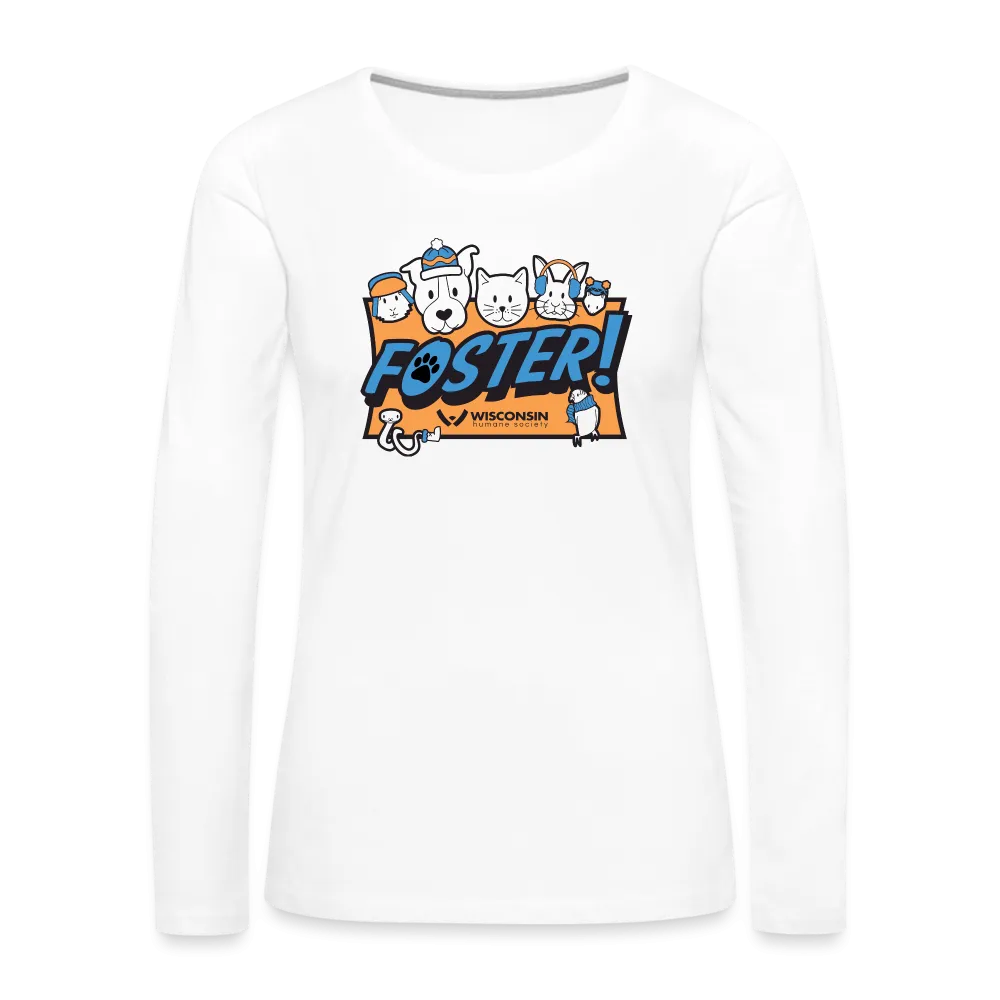 Foster Winter Logo Contoured Premium Long Sleeve T-Shirt