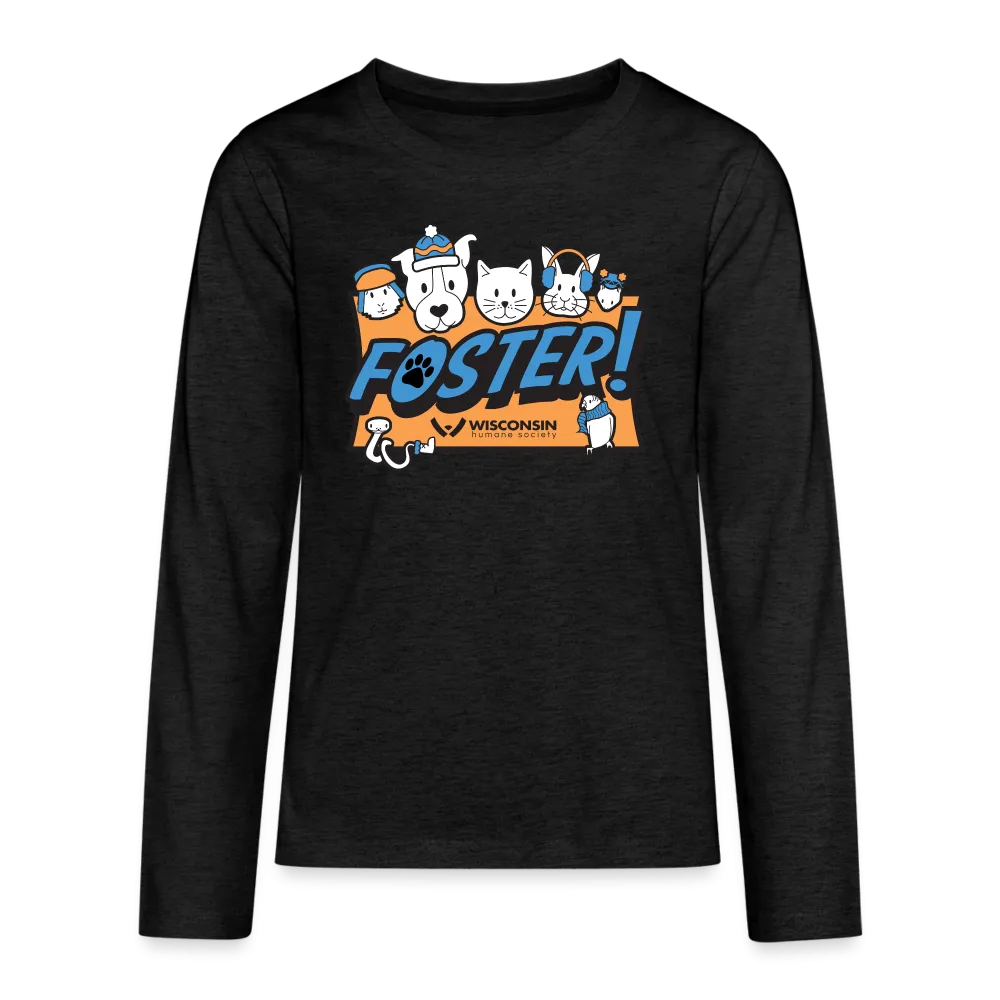 Foster Winter Logo Kids' Premium Long Sleeve T-Shirt