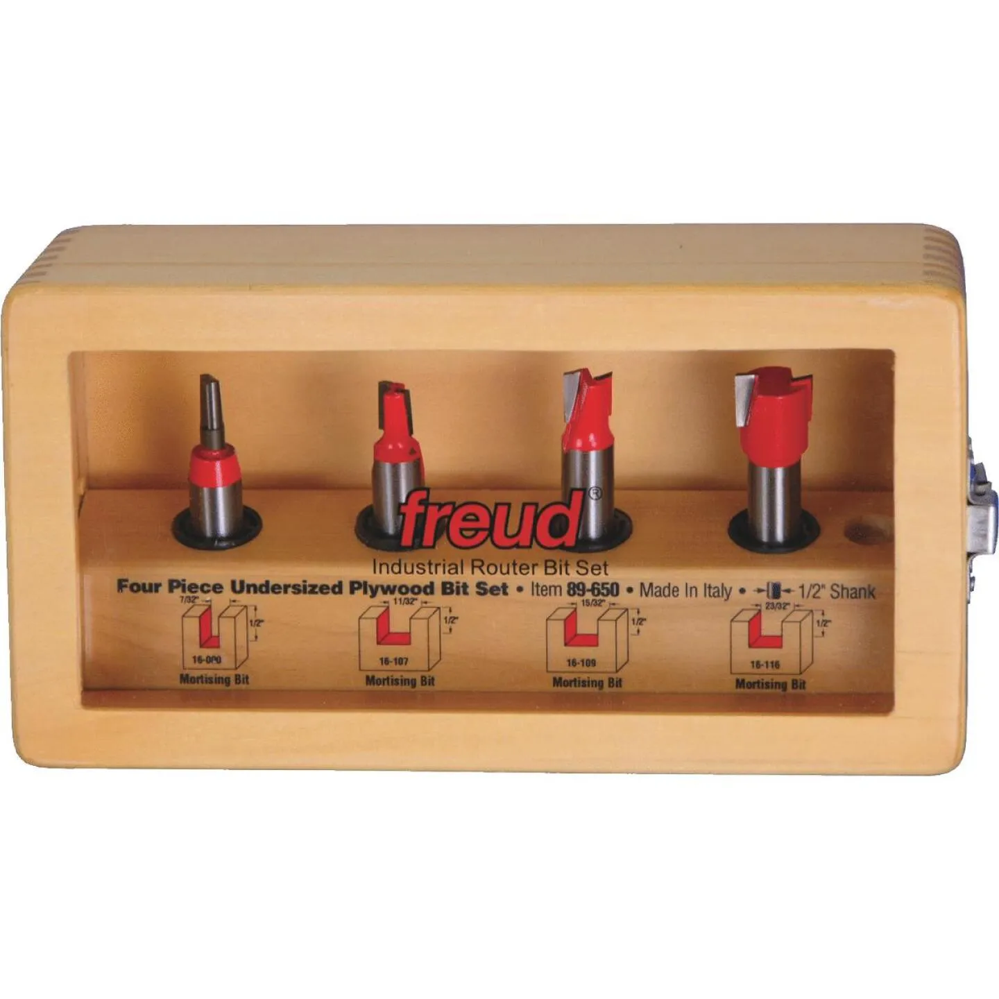 Freud Undersized Plywood 4-Piece Router Bit Set