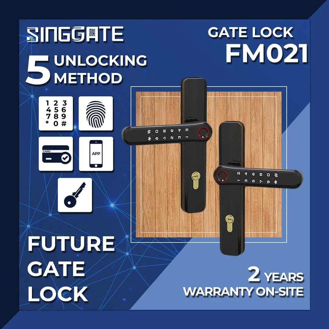 FS012 Door   FM021 Gate Digital Lock Bundle