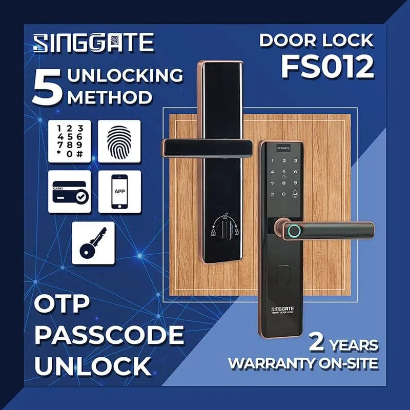 FS012 Door   FM021 Gate Digital Lock Bundle