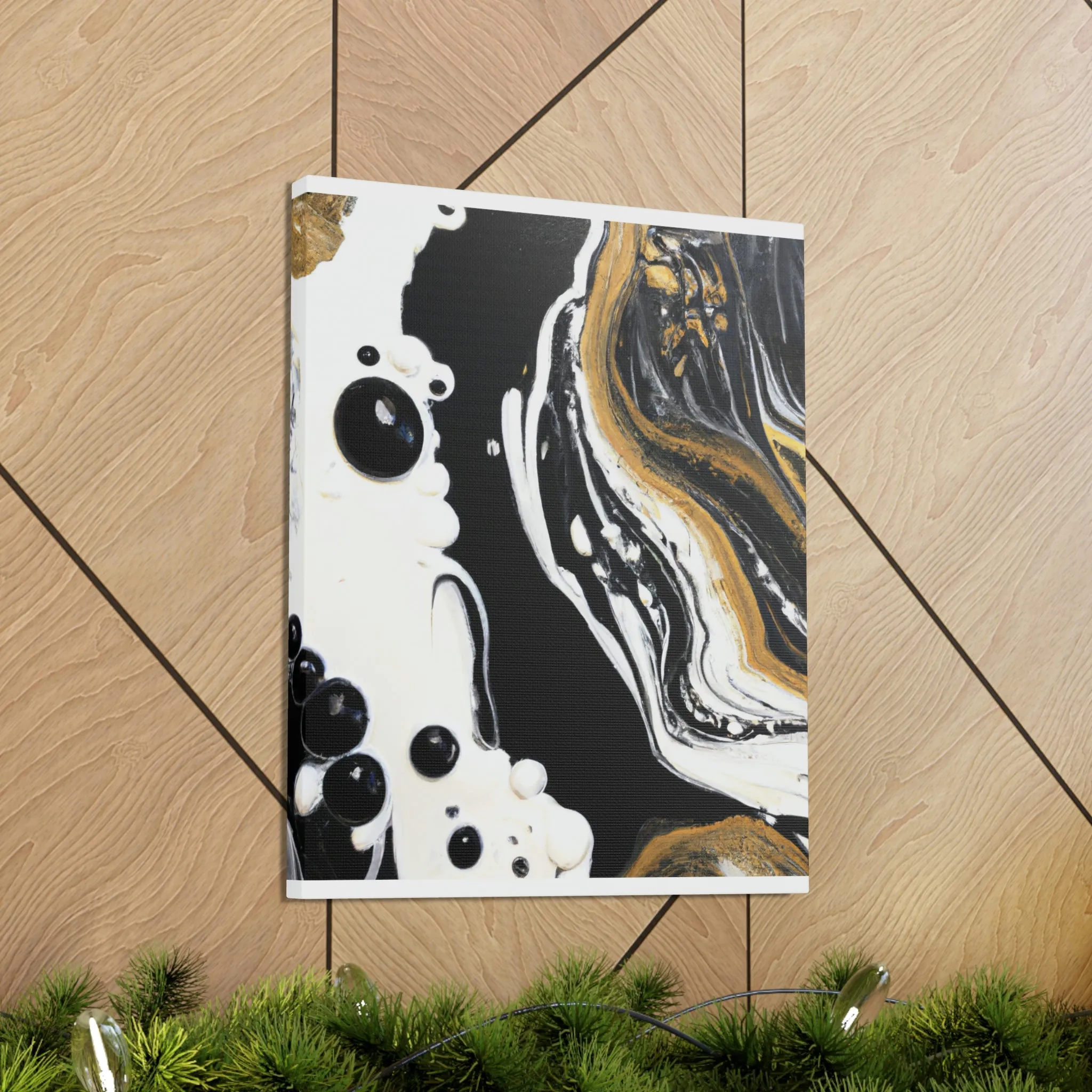 Galactic Gold Pour - Canvas