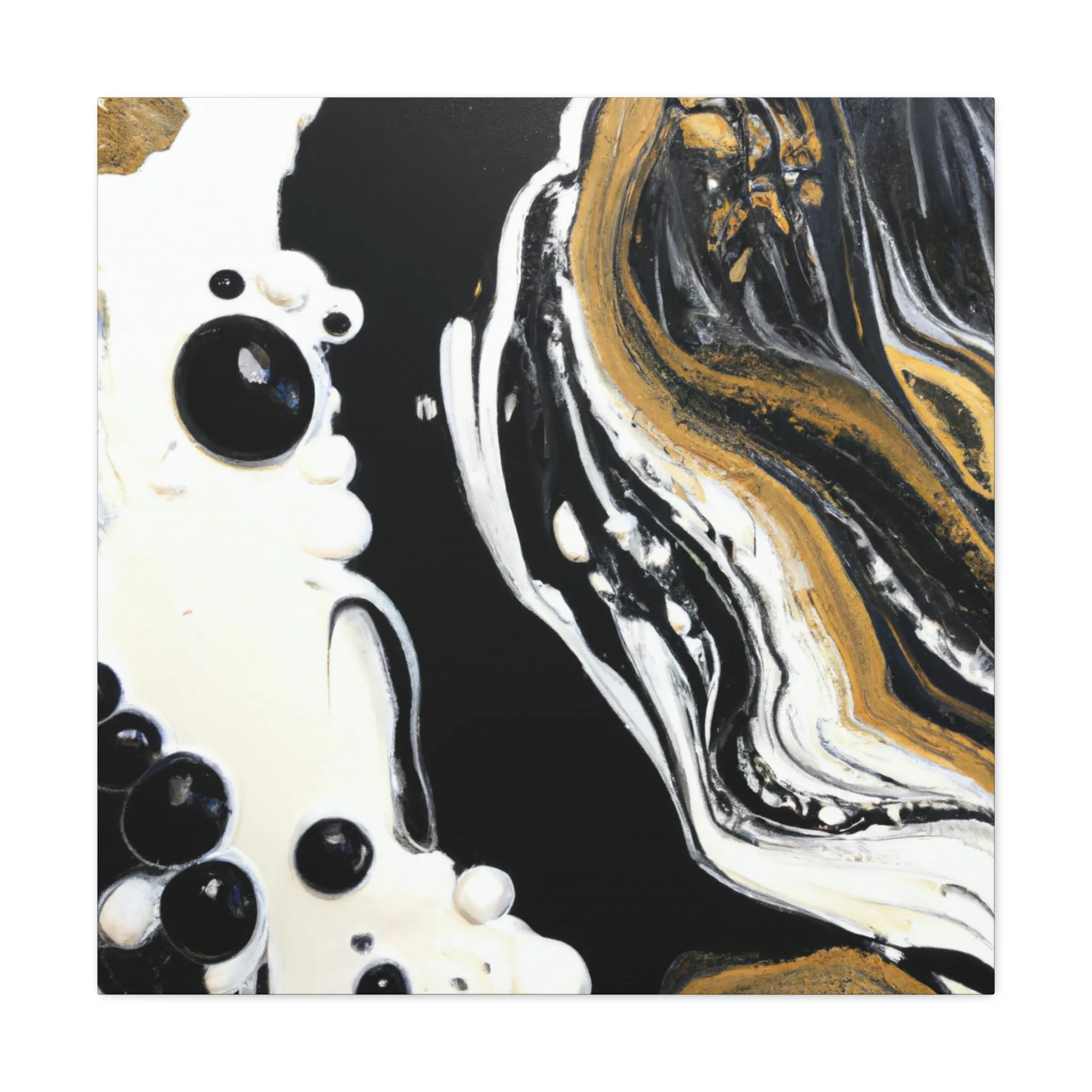 Galactic Gold Pour - Canvas