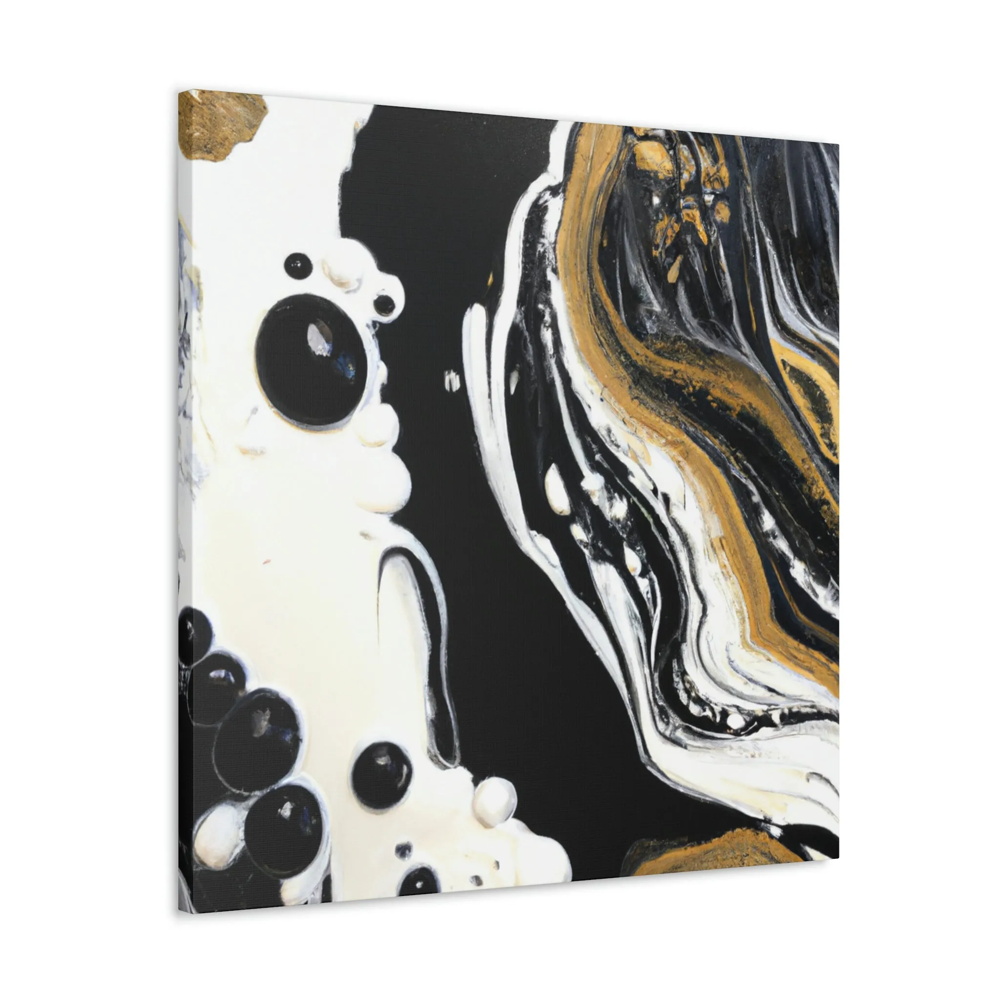 Galactic Gold Pour - Canvas