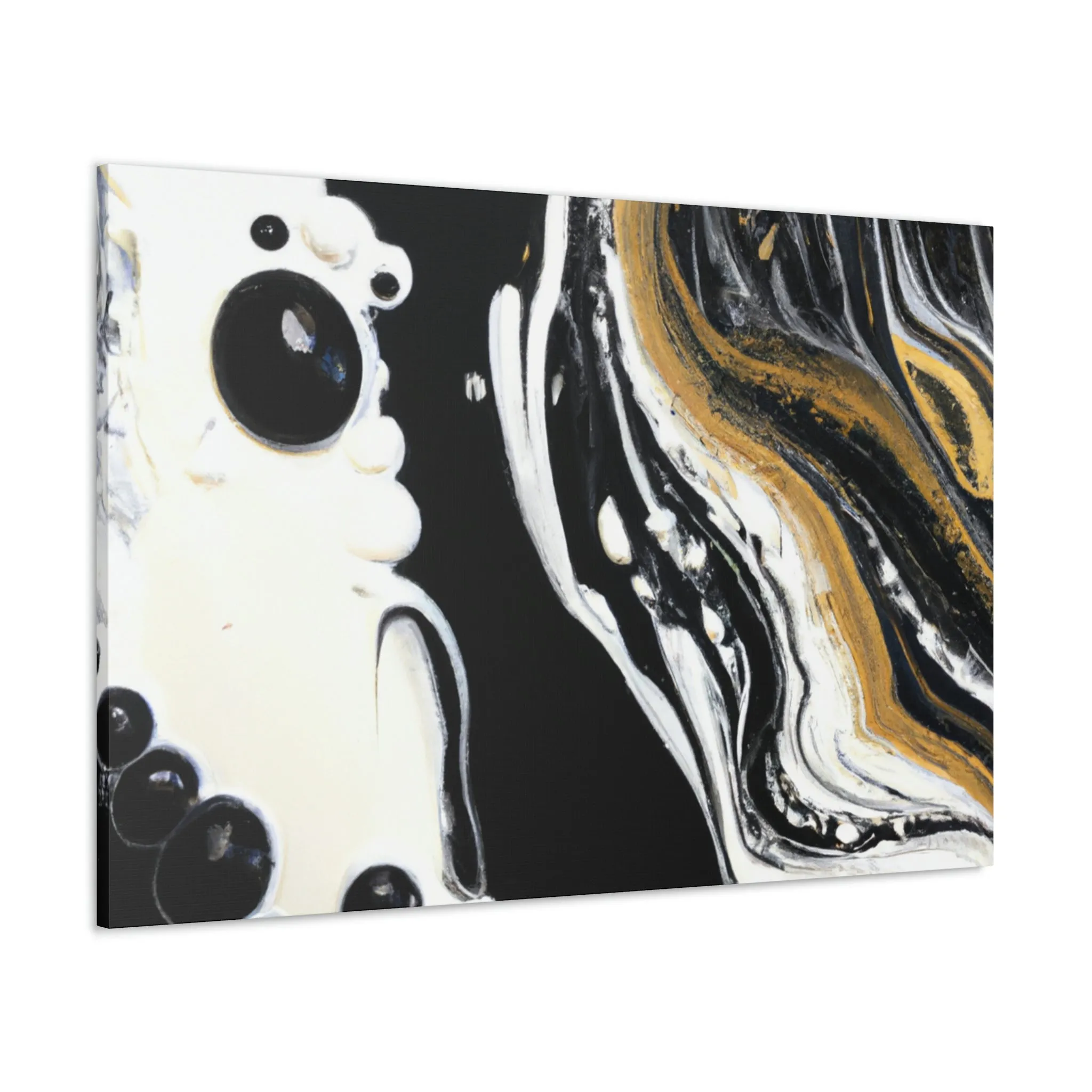 Galactic Gold Pour - Canvas