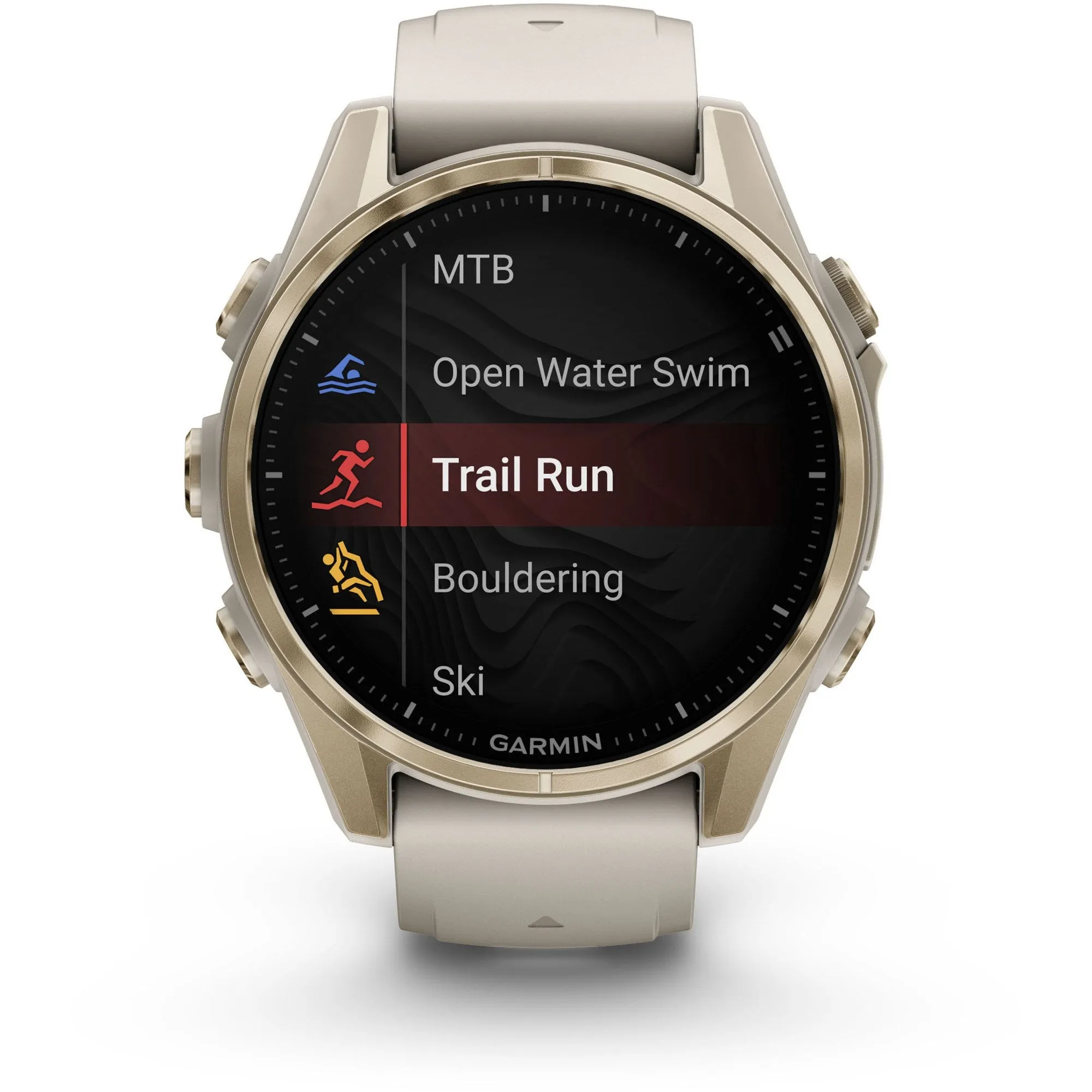 Garmin | Fenix 8 AMOLED Sapphire | Soft Gold/Fog Gray