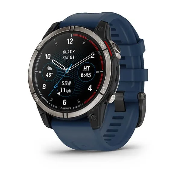 Garmin Quatix 7 3.3 Cm (1.3") Amoled 47 Mm Digital 416 X 416 Pixels Touchscreen Blue Wi-Fi Gps (Satellite)