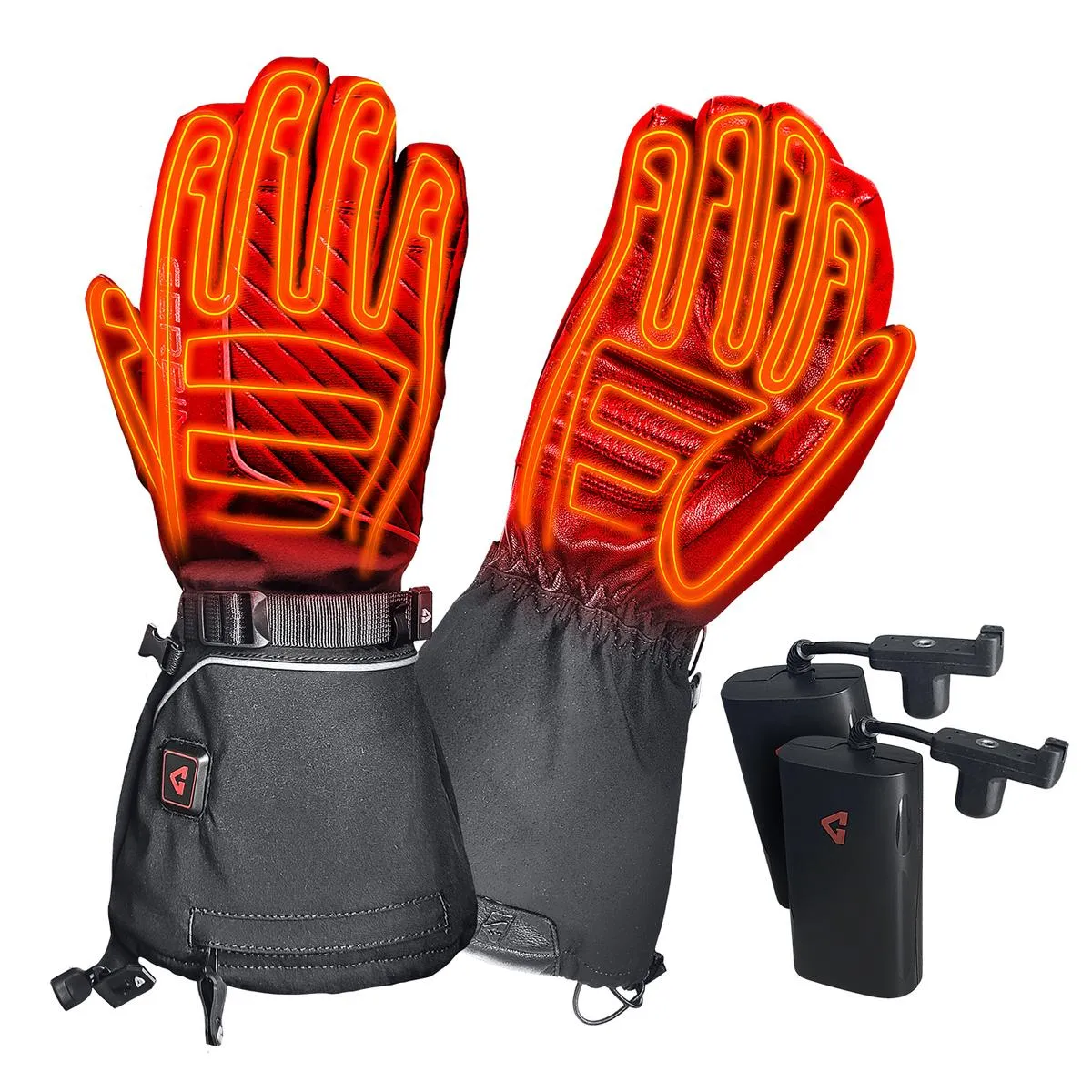 Gerbing Men's 7V Atlas Ultra-Flex Battery Heated Gloves