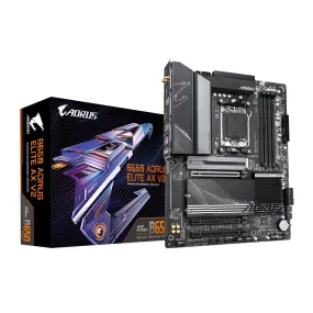 Gigabyte B650 Aorus Elite Ax V2 Motherboard - Supports Amd Am5 Cpus, 12 2 2 Phases Digital Vrm, Up To 8000Mhz Ddr5 (Oc),