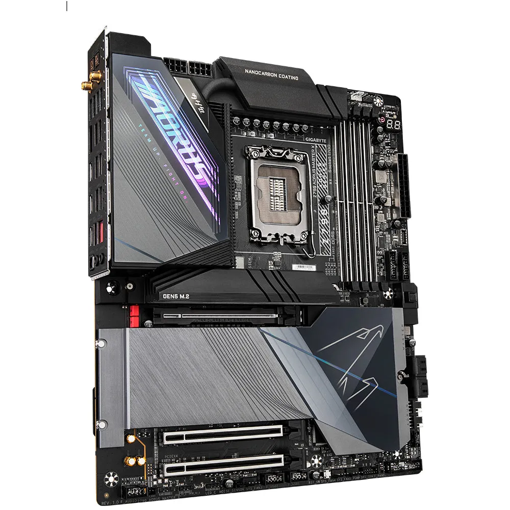 Gigabyte Z790 Aorus Master X Motherboard- Supports Intel 13Th Gen Cpus, 20 1 2 Phases Vrm, Up To 8266Mhz Ddr5 (Oc), 1X P