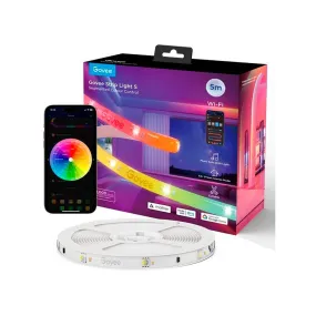 Govee RGBIC  Wi-Fi   Bluetooth LED Strip Lights - 5m - Hvid