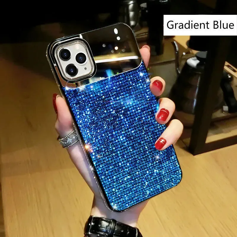 Gradual Rhinestone Mobile Phone Protective Case