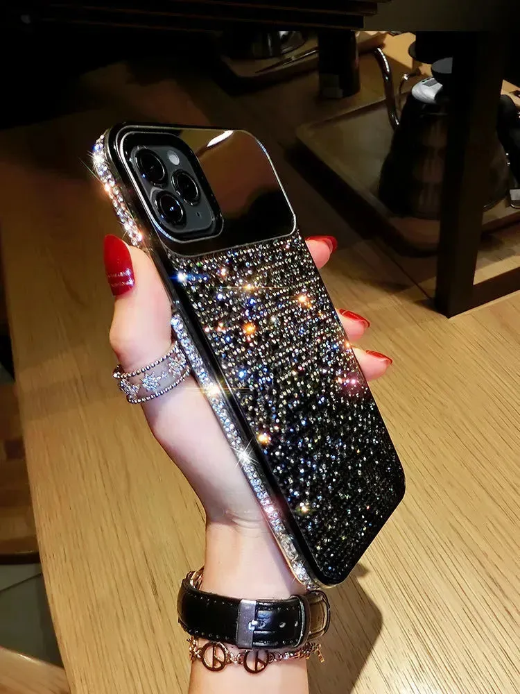 Gradual Rhinestone Mobile Phone Protective Case