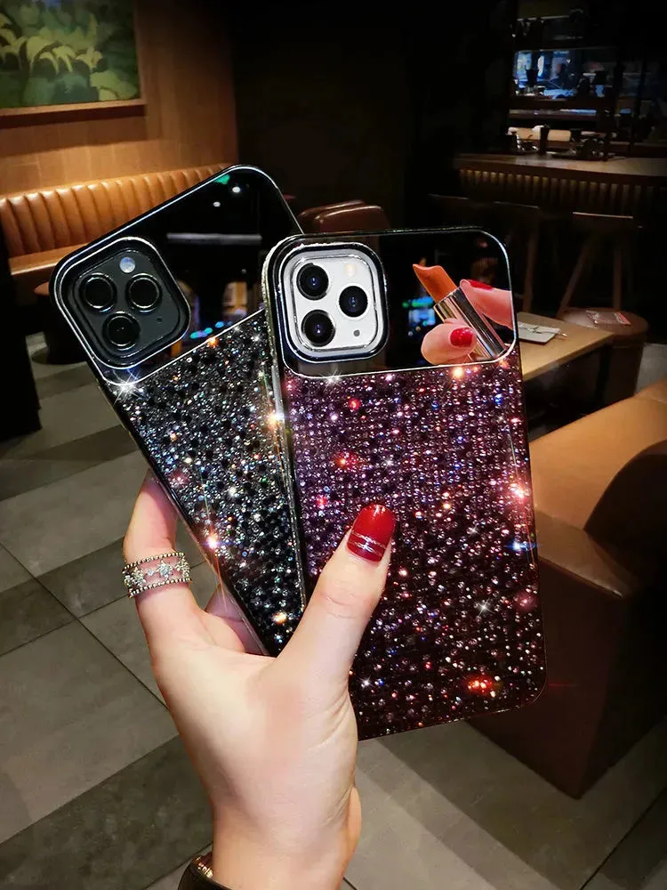 Gradual Rhinestone Mobile Phone Protective Case