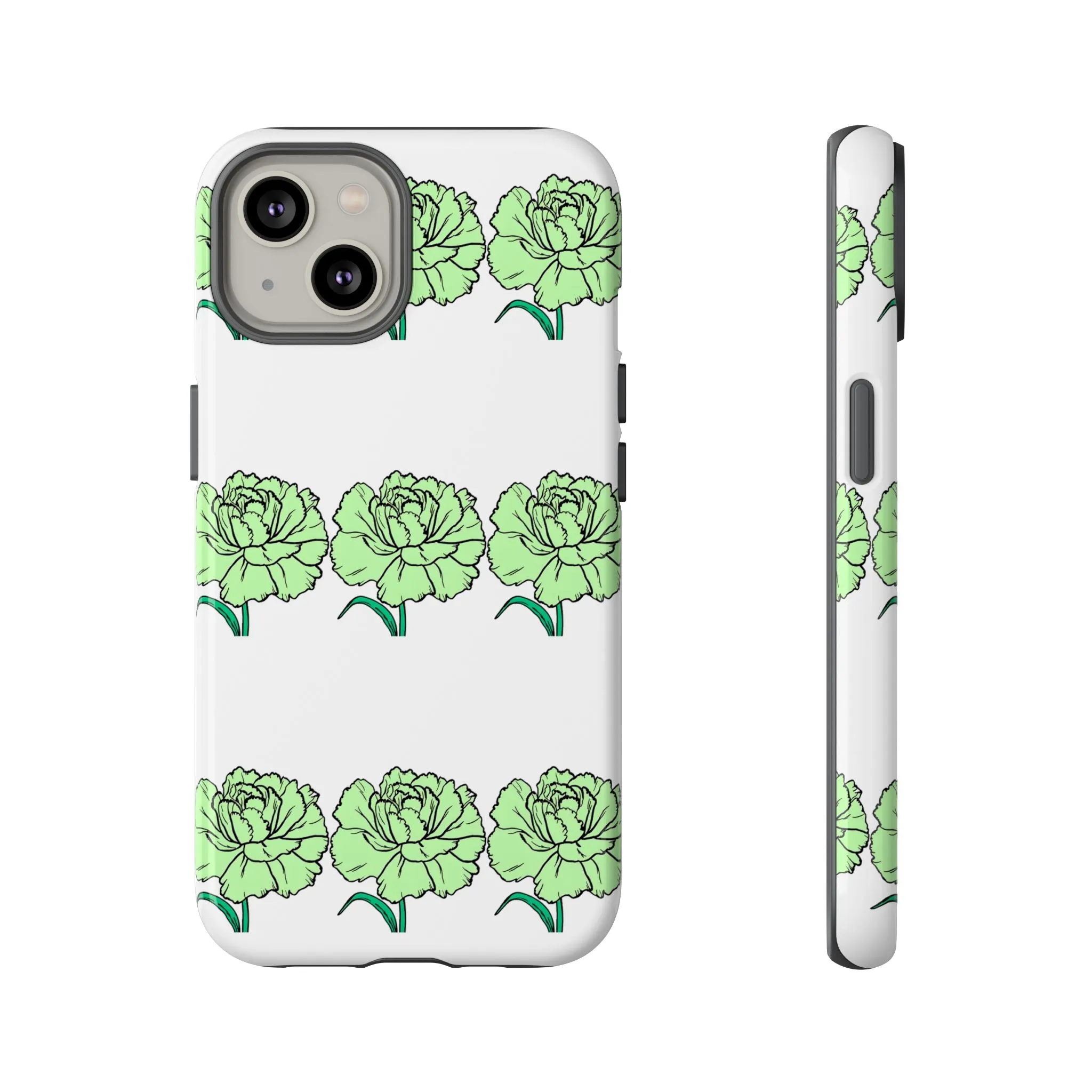 Green Carnation Tough Phone Case