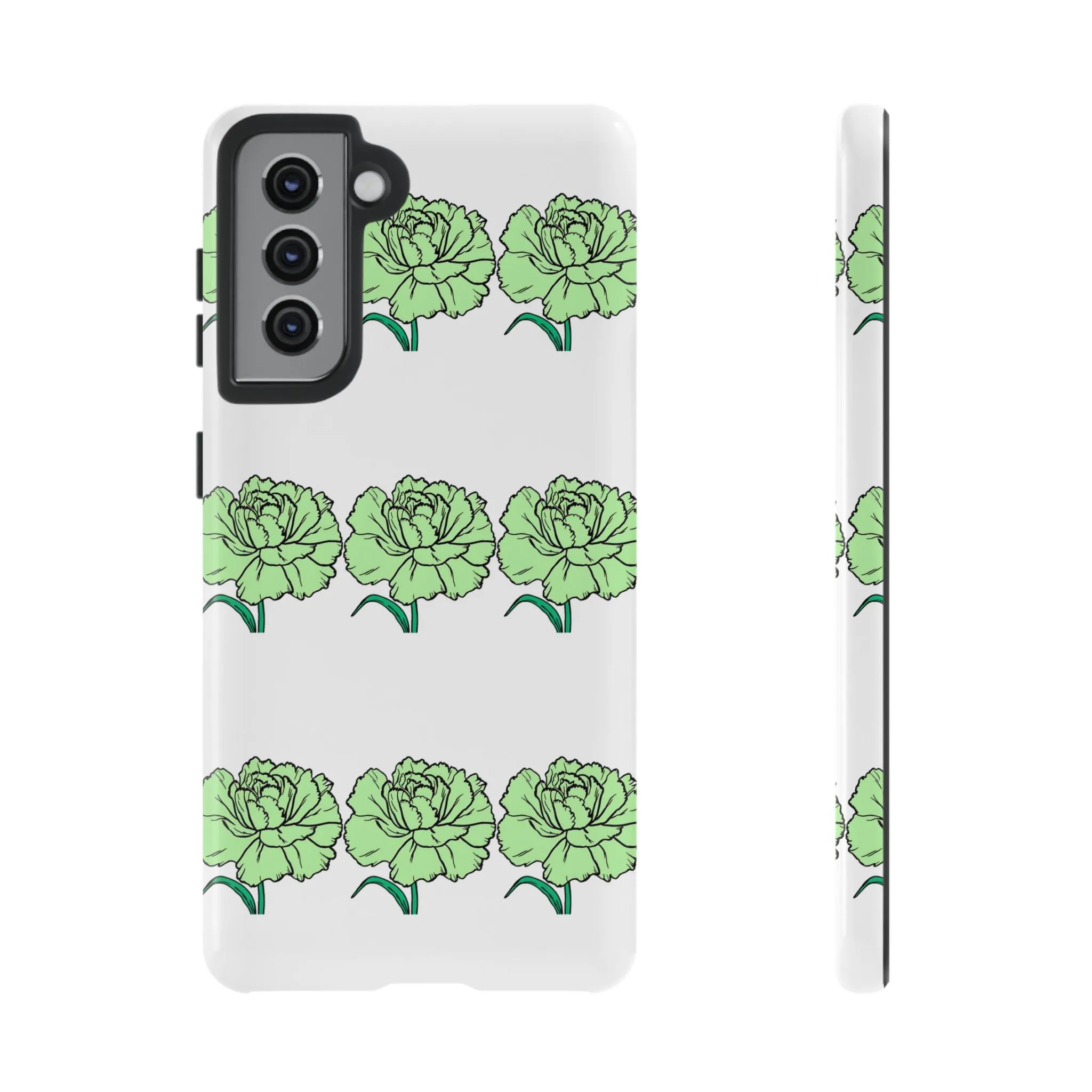 Green Carnation Tough Phone Case