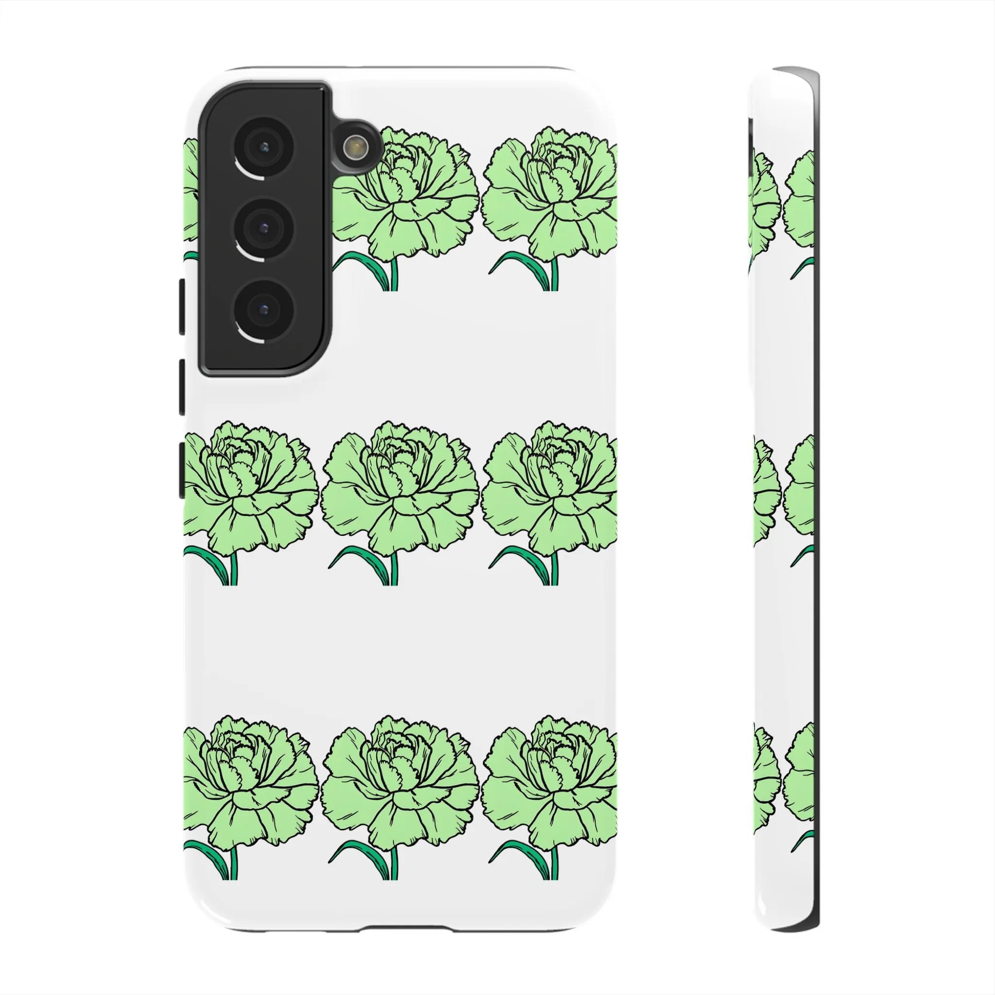 Green Carnation Tough Phone Case