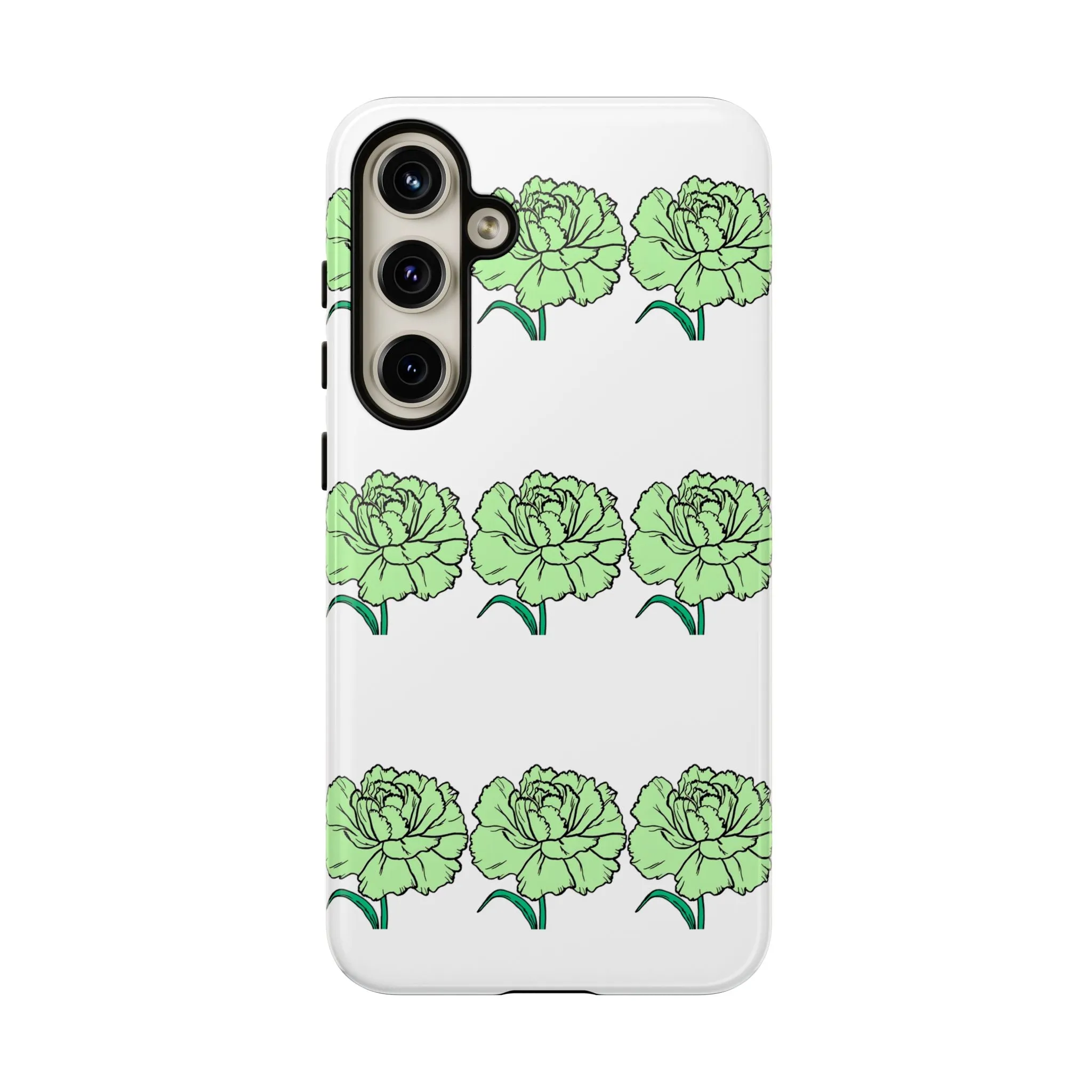 Green Carnation Tough Phone Case