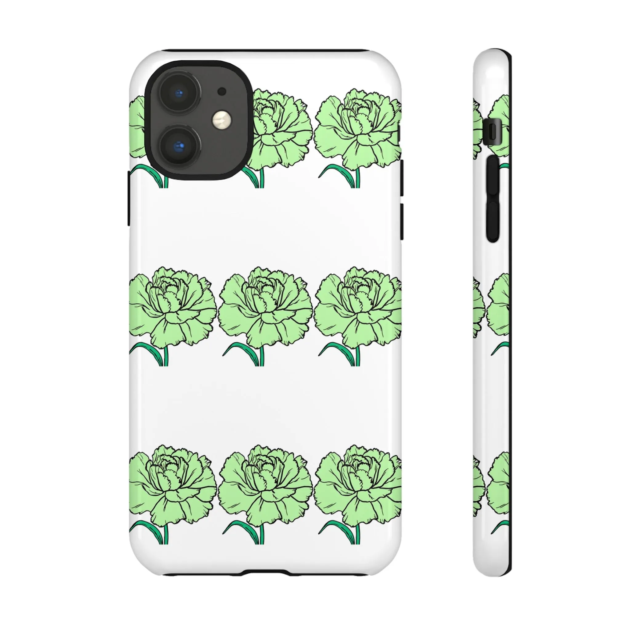 Green Carnation Tough Phone Case