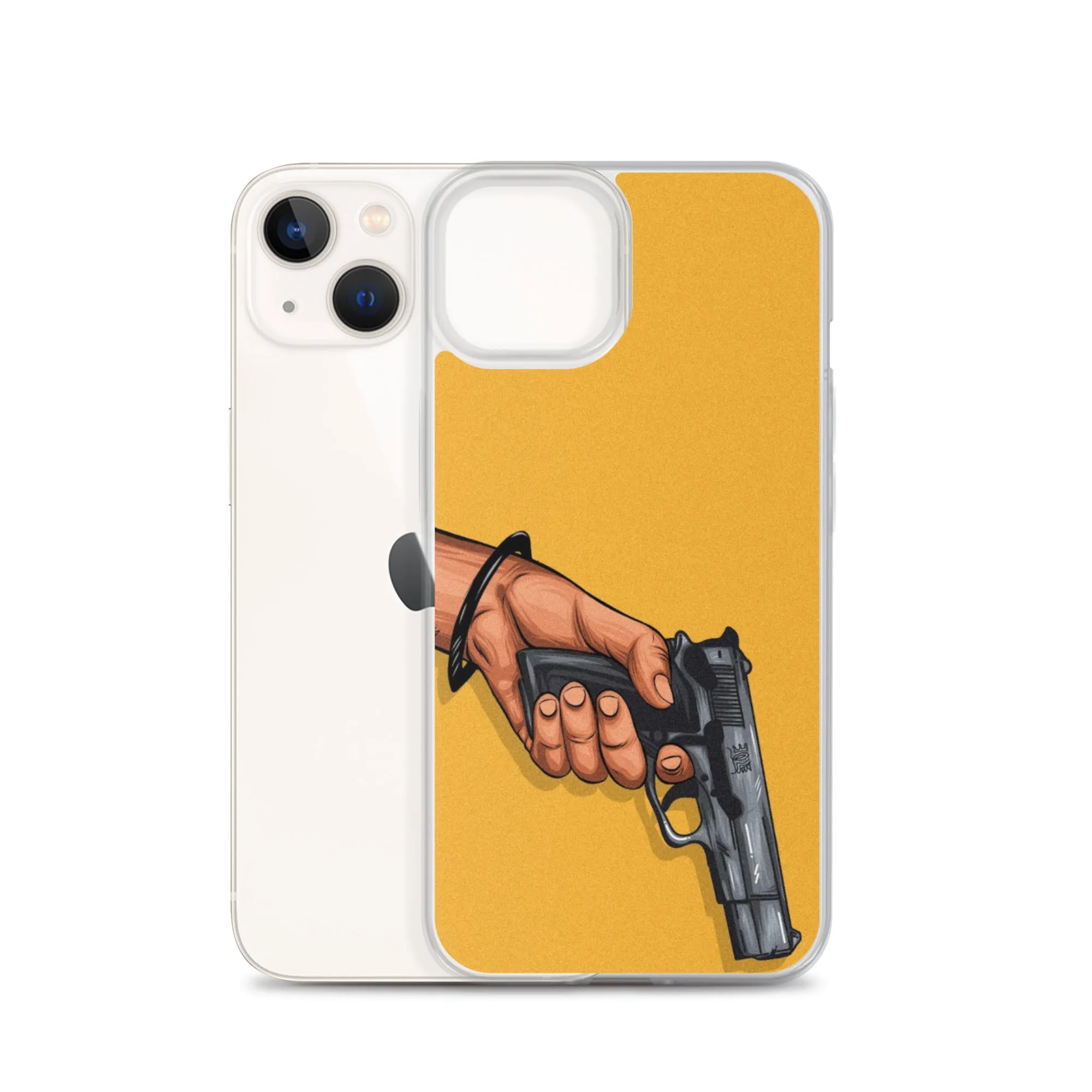 Hand with Gun iPhone Case