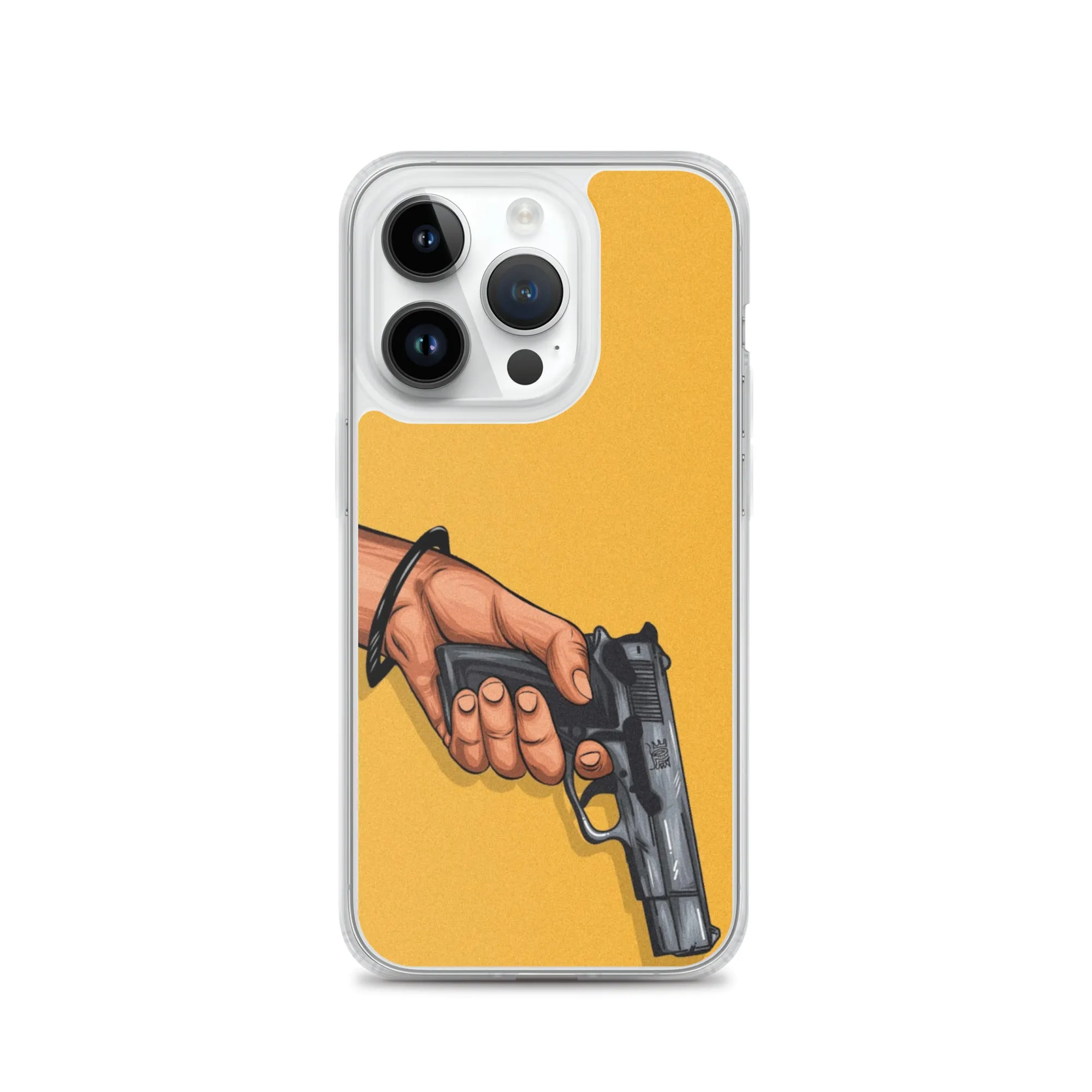 Hand with Gun iPhone Case