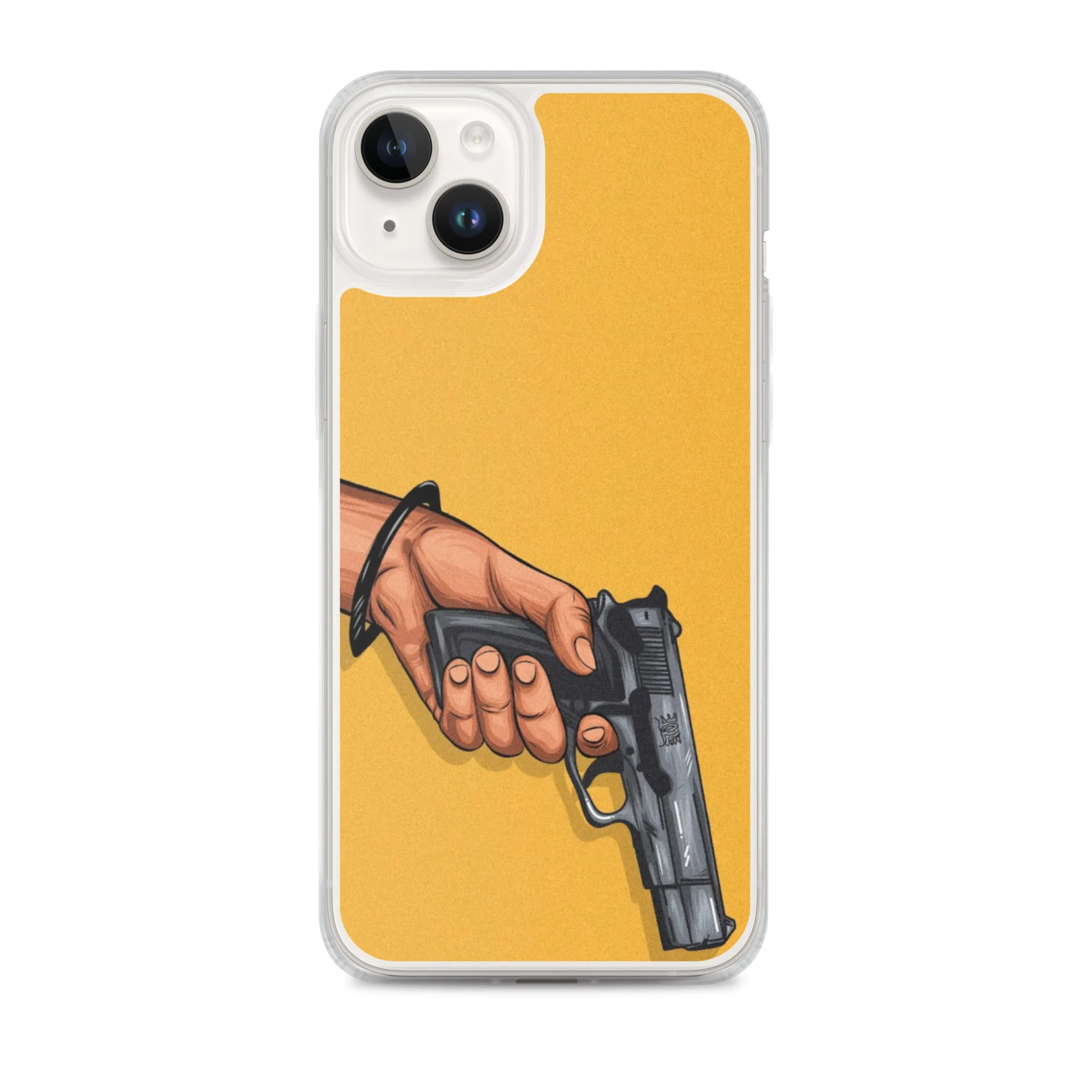 Hand with Gun iPhone Case